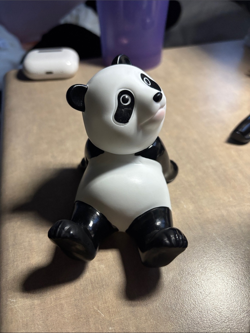 Cute Black & White Panda Phone Stand